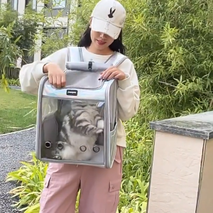 Breathable Super Large Cat Bag Cat Carrier Pet Bagpack Beg Kucing Travel Besar dan Berkualiti 猫包 宠物背包