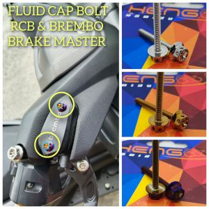 4x35 FLUID CAP BOLT RCB & BREMBO BRAKE MASTER