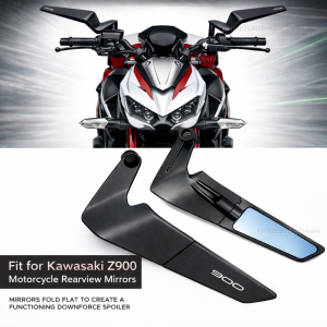 For Z900 Z900 SE Z 900 SE Z900 2023 2024 2025 2026 Motorcycle Mirror Stealth Winglets Rearview Mirrors
