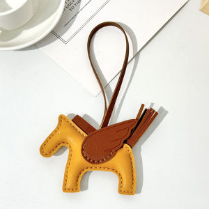 New Year Handmade DIY Lucky Bag Keychain Pendant Material Kit Make Your Own for Peace And Happiness Leather Accessories