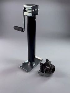 วงเล็บด้านข้างของรถพ่วง 8000lbs15inch แท่นหมุน Cabokey RV Caravan อุปกรณ์เสริม.ล้อหน้าเทรลเลอร์ ล้อหน้าเทรลเลอร์ ขนาด 8000 lbs. แบบล้อ -Drop Leg Boat Swivel Trailer Jack 8000 lbs. 15in ขายกเทเลอร์