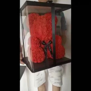 FENGHONGTAO | Valentines Gift Foam Rose Bear 40cm