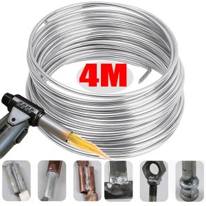 ลวดบัดกรีละลายง่าย 4 เมตร ชุดเครื่องมือ DIY ลวดเชื่อมต่ำ ลวดเชื่อมโลหะอลูมิเนียมเหล็กทองแดง