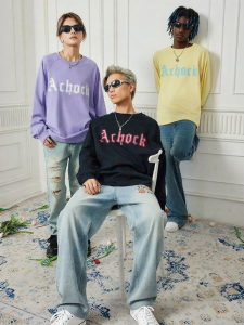 A chock | Couples Matching Long Sleeve Shirt Multicolor Raglan Sleeve
