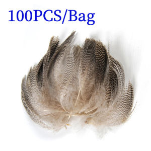 ICERIO 50/100PCS Natural Duck Flank Feathers for Fly Wings Tails Streamers Fly Tying Material