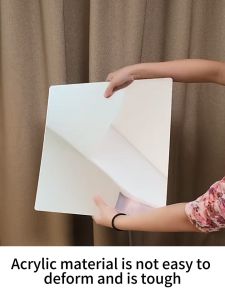 20cm/30cm Home DIY HD Acrylic Square Mirror Wall Sticker Mirror Self Adhesive Mirror Full Body Mirror Stitching20Cm/30Cm