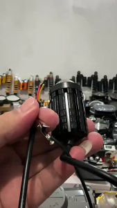 Lampu tembak sorot laser mini 2warna high low Lampu led laser motor lamlu foglamp Lampu tembak Waterproof