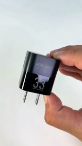 FNK vision 33W Fast Charging Adapter 1 USB-C / 1 USB-A เครื่องชาร์จไฟแบบเร็วสำหรับ iPhone / Galaxy