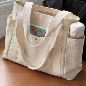 XIANGCAI | Túi Tote Vải Canvas Đa Năng Dung Lượng Lớn Thời Trang