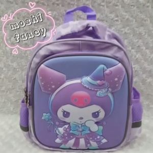 Tas Ransel Sekolah Kuromi Cinnamorol My Melody / Tas Anak Perempuan TK Cinnamorol Kuromi My Melody / Tas Gendong Anak Perempuan My Melody Kuromi Cinamorol Sanrio