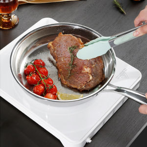 Onetwone กระทะแบนด้านล่างเหล็กสามชั้นกระทะแบน304สแตนเลสกระทะสเต็กกระทะไม่ติดกระทะเครื่องครัวไม่เคลือบผิว