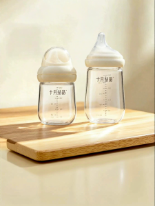 SHI YUE JIE JING | Anti-colic Wide Mouth Baby Bottle with Measurement Scale