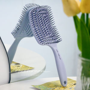 Lolo Hollow Elastic Massage Comb Smooth Hair Air Cushion Wet Hair Comb No Hair Entanglement Home Use Personal Care Tool