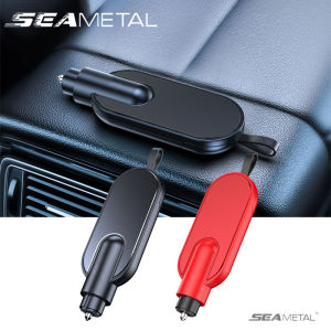 SEAMETAL Car Safety Broken Window Hammer Cuttable Seat Belt Tungsten Steel Head Indestructible Car Emergency Escape Tool