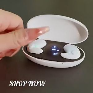 Earphone Tidur Mini In-Ear Ultra-Tipis & Bluetooth 5.3