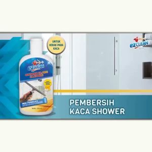 EZCLEAN PORCELAIN CLEANER PEMBERSIH KAMAR MANDI + GLASS CLEANER PEMBERSIH JAMUR KACA CERMIN double EZ CLEAN PEMBERSIH KERAK