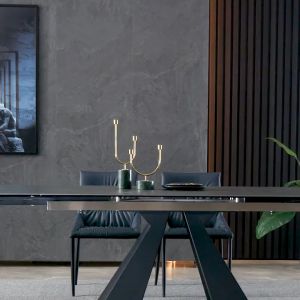 Extendable Sintered Stone Dining Table 140-200cm