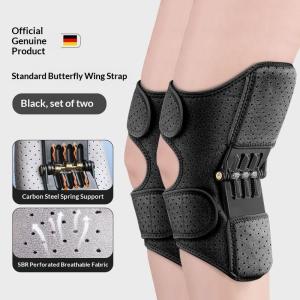 EELHOE | [J]1/2Pcs Knee Protection Booster Power Support Knee Pads Powerful Rebound Spring Force Reduces Soreness Old Cold Leg Protection
