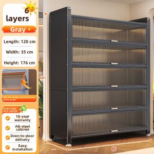 DIBIOU | Dustproof Multifunctional Storage Cabinet Steel