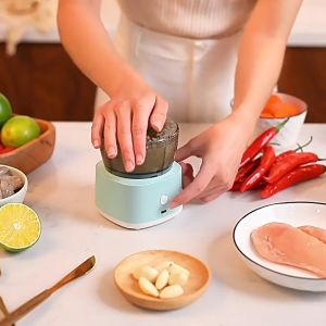 Electric Garlic Masher Mixer Automatic Grinder Chopper Food Processor Blender
