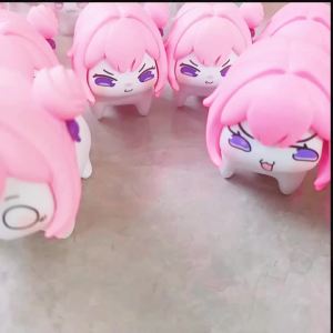 Chibi Hồng Dễ Thương Biểu Tượng Cảm Xúc Búp Bê Sang Trọng Đa Biểu Cảm Để Bàn Trang Trí Anime Trưng Bày Hình Tượng Sưu Tập Thiết Kế Trang Trí Dành Cho Lứa Tuổi Từ 14 Trở Lên