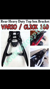 Click 160 Motorcycle Rear Heavy Duty Alloy Grab Bar Top Box Bracket Honda Click 160/Vario High Quality Made in Thailand