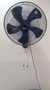 AIKO AK-W450 พัดลมติดผนัง ใบพัด AS 18 นิ้ว มีเชือกปรับ 2 เส้น มี Thermal Fuse EDLP รับประกันมอเตอร์ 3 ปี มอก 934-2558