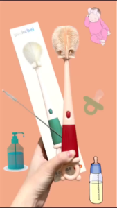 Cọ Rửa Bình Sữa 4 Chi Tiết Youkebei 4 Đầu Tiện Dụng Làm Sạch Mọi Ngóc Ngách An Toàn Cho Bé Tiện Lợi Cho Mẹ