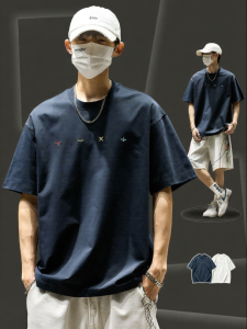 SZON | Breathable Summer T-Shirt Loose Round Neck