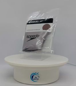 Mũ bơi SPEEDO Plain Moulded SiliCone Cap bạc.