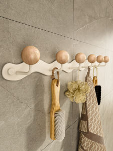 Strong Adhesive Bathroom Kitchen Wall Hooks Iron Clothes Towel Hangers No Drilling Required for Wardrobe And Door Back Use