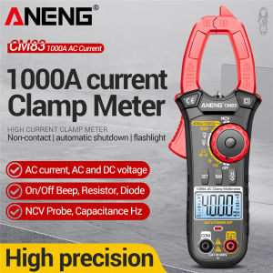 ANENG | Clamp Meter Multimeter AC/DC Current Voltage 4000 Count Capacitance Voltmeter NCV Sense Ohmmeter Professional Tools ANENG CM83