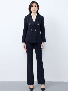 Womens Slim Fit Suit Set Spring Autumn Winter New Style College Student Work Uniform Interview Formal Outerwear Professional West Suit