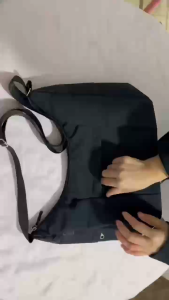 KENBAGS#4063 Shoulder bag or crosbody hobo bag featuring high-quality nylon multiple zip-pocket for organize things