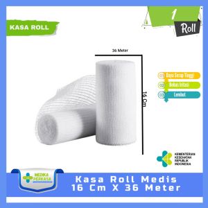 Kasa Roll Kain Perban Luka Gulung Besar 16Cm x 36Meter