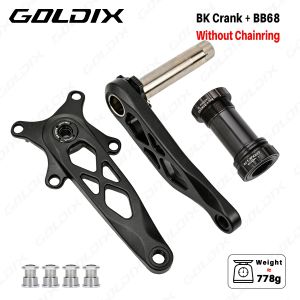 GOLDIX | GOLDIX High Strength MTB Crankset 104BCD 4 Bolt Forged Aluminum Alloy 170mm Narrow Wide Teeth 32T-42T Mountain Bike Parts