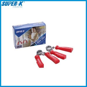 Super-K Plastic Handle Hand Grip 5KG Red Sports Gym Fitness Equipment