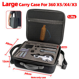 เคสกระเป๋าใส่ Insta360 X5/X4/X3/X2เดียว/X กล้องพาโนรามาคอมโบกันกระแทกเหมาะกับเคสดำน้ำที่มองไม่เห็นกระเป๋าพกพา Insta 360อุปกรณ์เสริมกล้อง