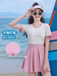 Girls One-Piece Swimsuit Skirt Style Swimming Costume Quick Dry plus Size Childrens Summer New Arrival T6T Brand JH26156-240608