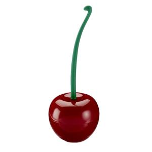 Cherry Toilet Brush Cute Stand Bathroom Toilet Cleaner Brushes Long Handle Toilet Brush with Cherry shaped Holder cleaning Set
