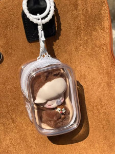 Disney DIMOO Doll Display Hanging Toy Bag Blind Box Bubbles Mat 10cm PVC Material Cotton Doll for Casual Scenarios