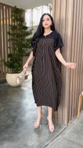 Rayon Jumbo - Daster Lowo Luna LD 140 Bahan Rayon adem lembut busui friendly untuk sehari-hari
