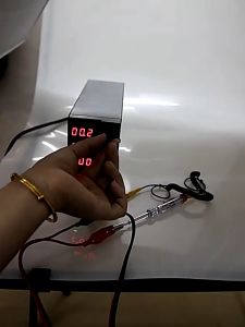 6-12-24V Bút thử điện một chiều DC Asaki AK-9063  Bút thử điện ô tô cao cấp có đèn led hiển thị và có dây kẹp đi kèm