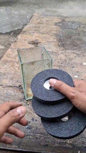 MATA GERINDA PEMBERSIH PENGHILANG KERAK NODA AIR JAMUR KACA AQUARIUM AKUARIUM CERMIN KAMAR MANDI