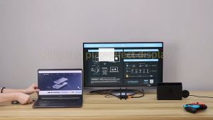 สาย HDMI Video Transmitter & Receiver Extender Dongle ของกทม Hagibis G6W มีประสบการณ์สำหรับการสื่อสารและปร