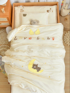 ANYOUBI | Bộ Đồ Chăn Ga Gối Bé 3 Món Cotton