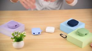 Hộp Đựng Tai Nghe Không Dây Bằng Silicon Mềm Vỏ Bảo Vệ Chống Trầy Xước Có Phụ Kiện Móc Cho Redmi Buds 8 Active