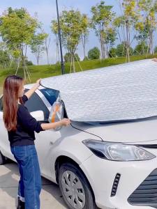 Sunshade Cover Car Windshield Snow Sun Shade Waterproof Protector Automobile Magnetic Cover Car Front Windscreen Cover