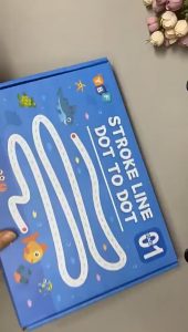 Kids Tracing Workbook 64 Pages | Reusable Pen Control Practice