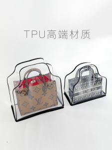 Anzhen Luxury Bag Dust Cover Transparent Moisture Proof Protective Case Storage Organizer 3D Hanging Bag Family Storage Tools